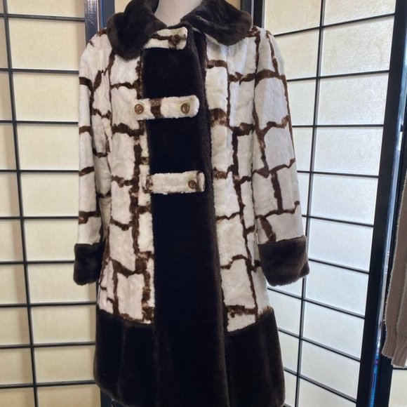 Vintage Faux Fur Coat - Picture 1 of 13